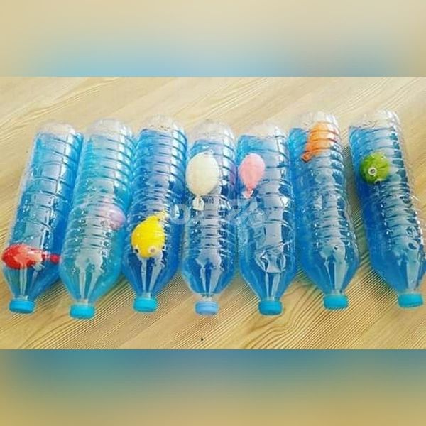 تزیین بطری آب معدنی برای جشن آب | تزیین بطری آب معدنی برای جشن آب کلاس اول | جشن آب 