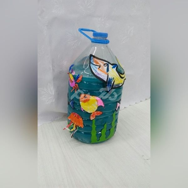 تزیین بطری آب معدنی برای جشن آب | تزیین بطری آب معدنی برای جشن آب کلاس اول | جشن آب 