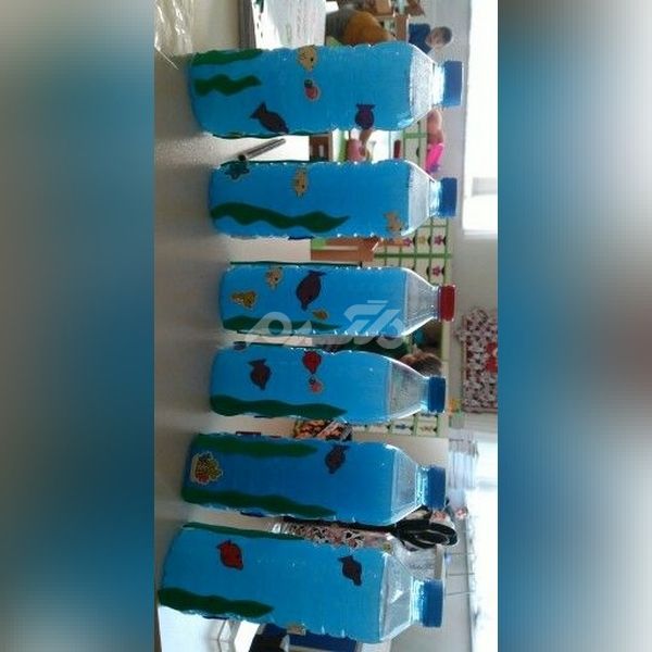 تزیین بطری آب معدنی برای جشن آب | تزیین بطری آب معدنی برای جشن آب کلاس اول | جشن آب 