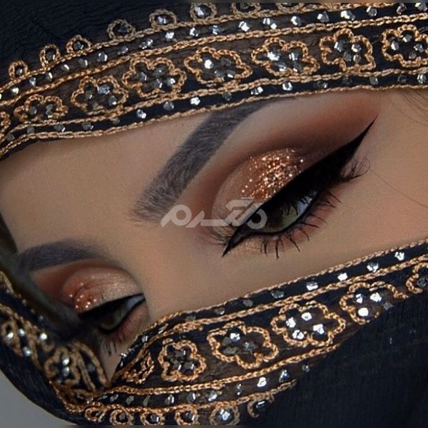 مدل سایه چشم عربی 2023 | آرایش خلیجی مدل سایه چشم عربی | عکس مدل سایه چشم عربی 1402