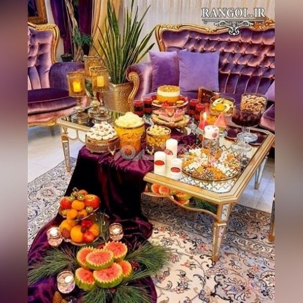 سفره شب یلدا باکلاس 2023 | سفره شب یلدا برای عروس | زیباترین سفره شب یلدا