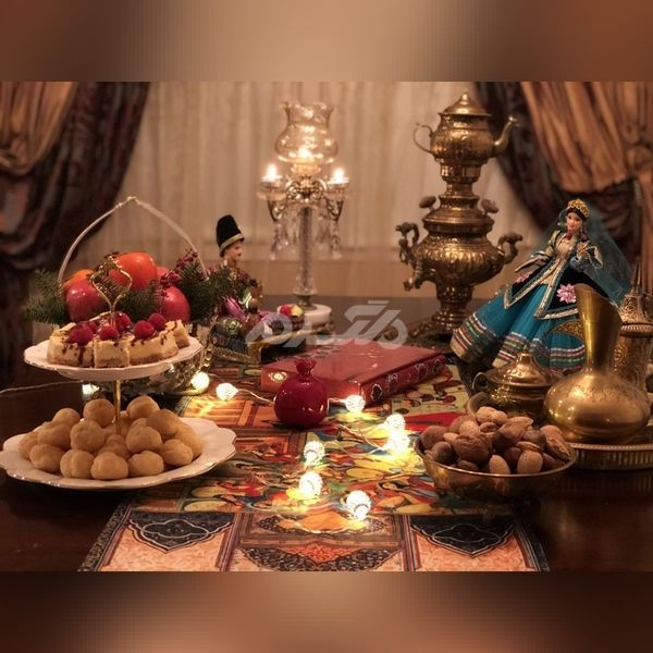 سفره شب یلدا باکلاس 2023 | سفره شب یلدا برای عروس | زیباترین سفره شب یلدا