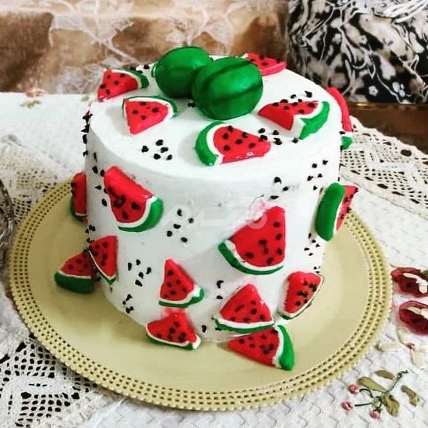 کیک شب چله 2023 | کیک شب یلدا برای عروس | تزیین کیک شب چله | طرح کیک شب چله