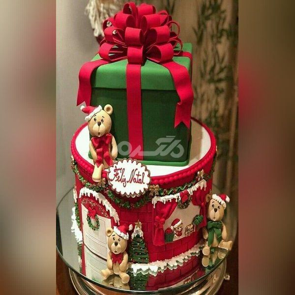 مدل کیک کریسمس 2023 | کیک بابانوئل 2023 | کاپ کیک بابانوئل 2023 | مدل تزیین کیک کریسمس