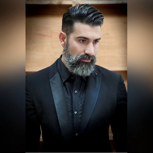 مدل ریش بلند 2023 | مدل ریش بلند با موی کوتاه | مدل ریش بلند سایه دار