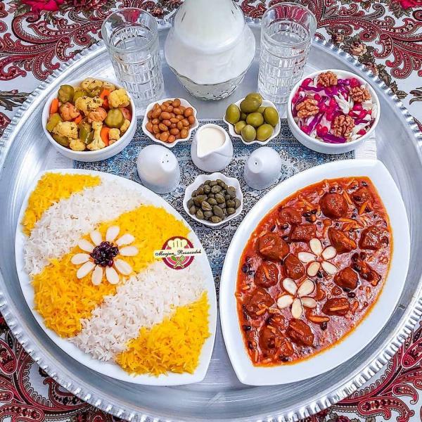 تزیین سالاد فصل