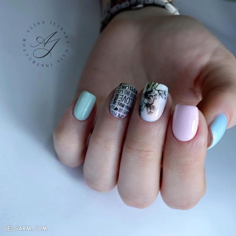 طراحی ناخن دخترانه