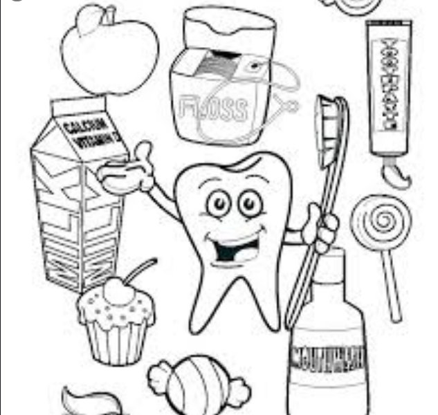 نقاشی دکتر / نقاشی دندان / نقاشی دندانپزشک / نقاشی روز دندانپزشک