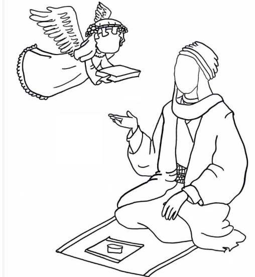 نقاشی شب قدر / نقاشی شهادت حضرت علی / نقاشی شب احیا