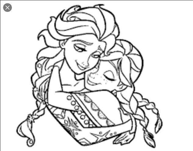 نقاشی السا و آنا