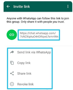 چگونه لینک دعوت به گروه واتساپ بسازیم ؟