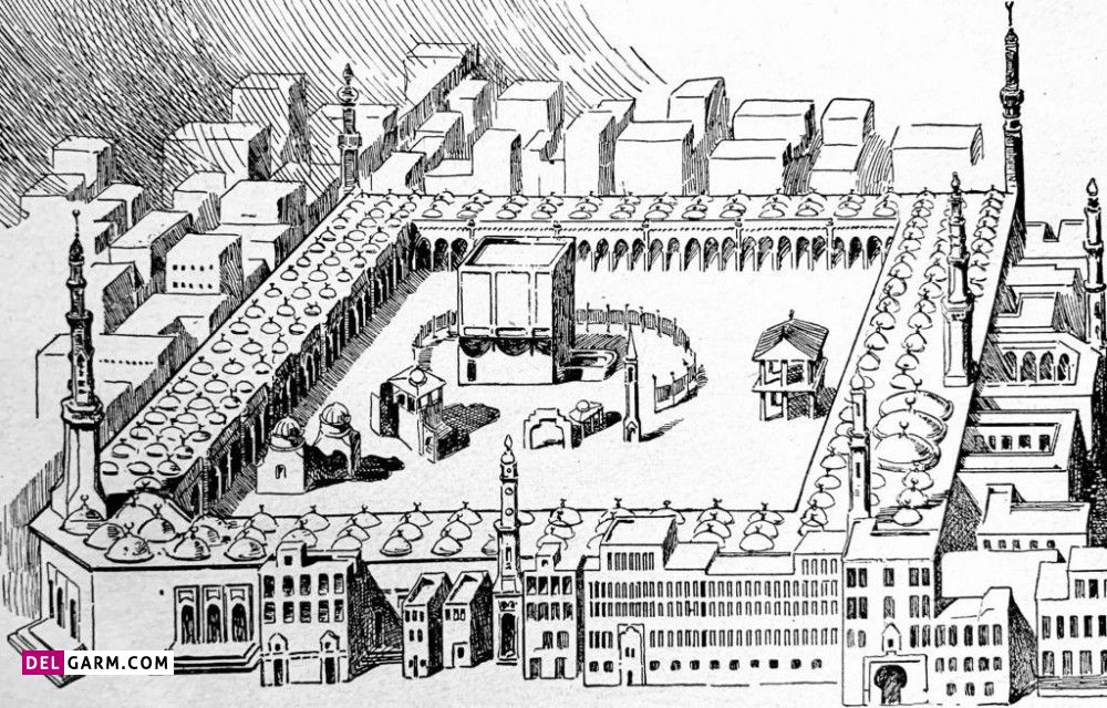  عکس کعبه برای نقاشی