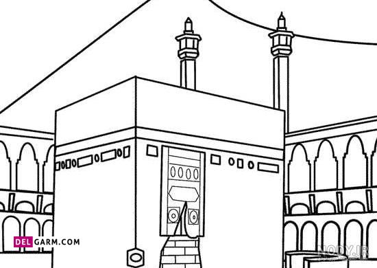 نقاشی خانه خدا آسان