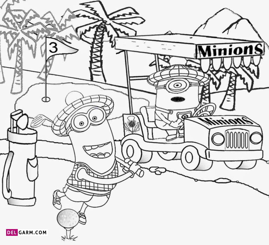  نقاشی مینیون / نقاشی و رنگ آمیزی مینیون / نقاشی minion