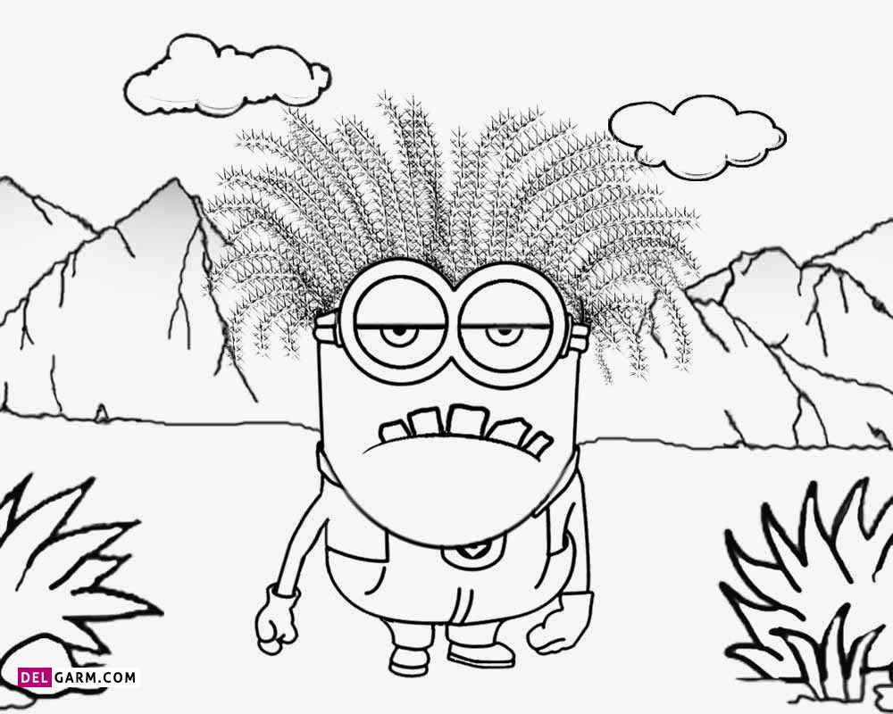  نقاشی مینیون / نقاشی و رنگ آمیزی مینیون / نقاشی minion