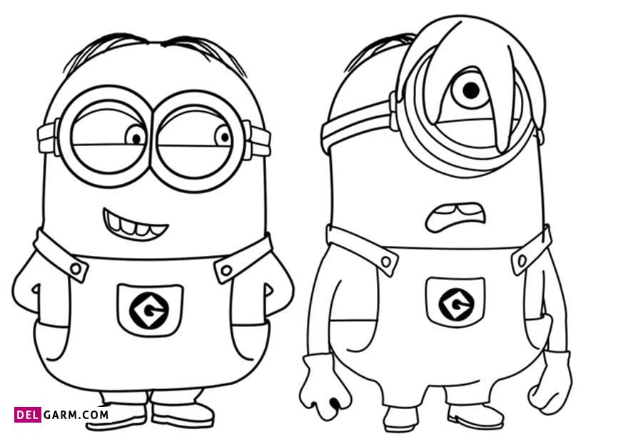  نقاشی مینیون / نقاشی و رنگ آمیزی مینیون / نقاشی minion