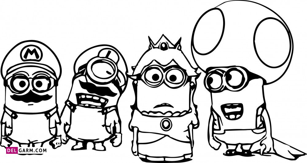  نقاشی مینیون / نقاشی و رنگ آمیزی مینیون / نقاشی minion