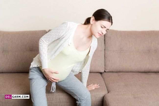 پایین بودن شکم در بارداری
