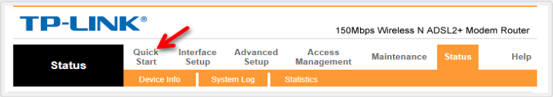 تنظیمات مودم تی پی لینکTP-Link