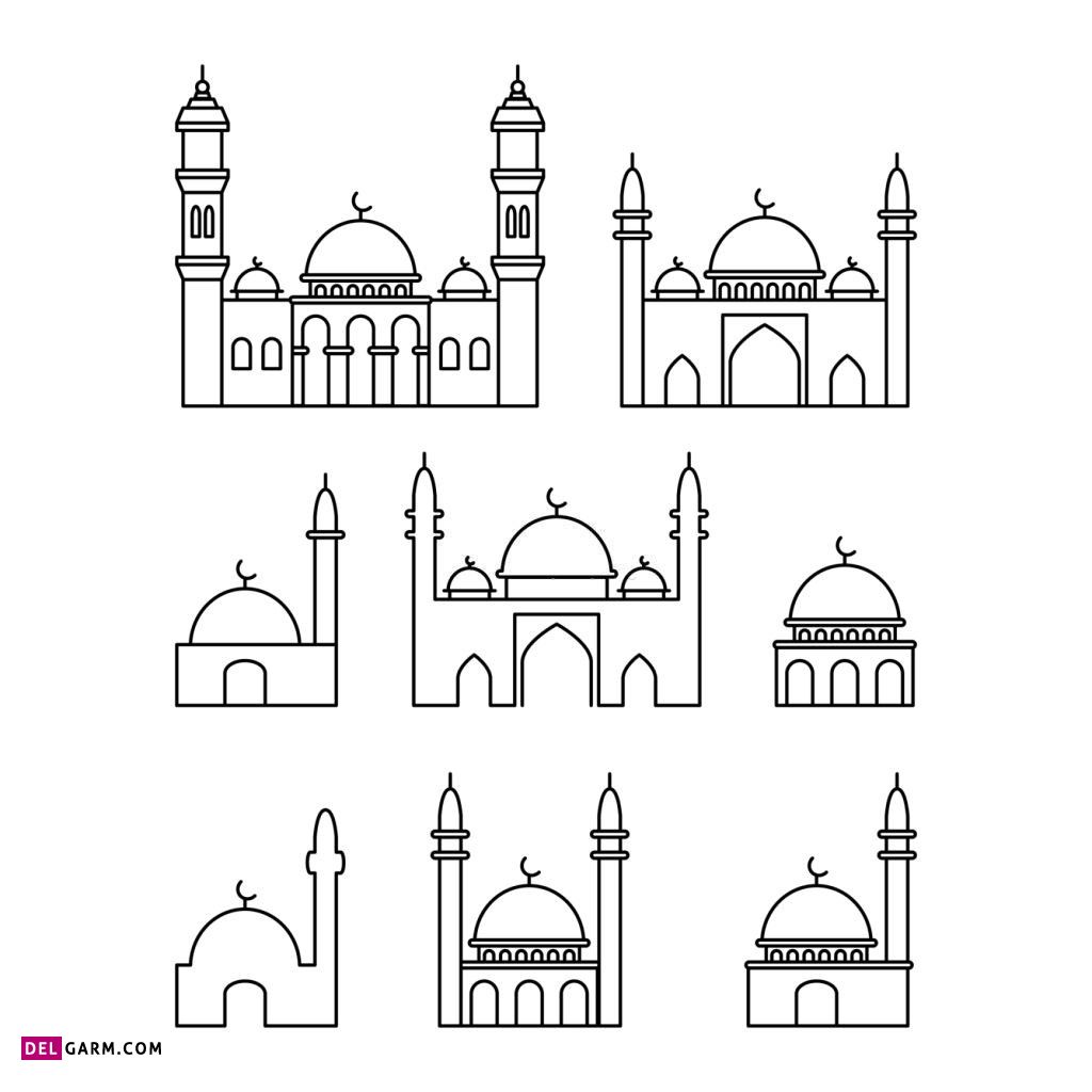 عکس خفن عکس مسجد نقاشی