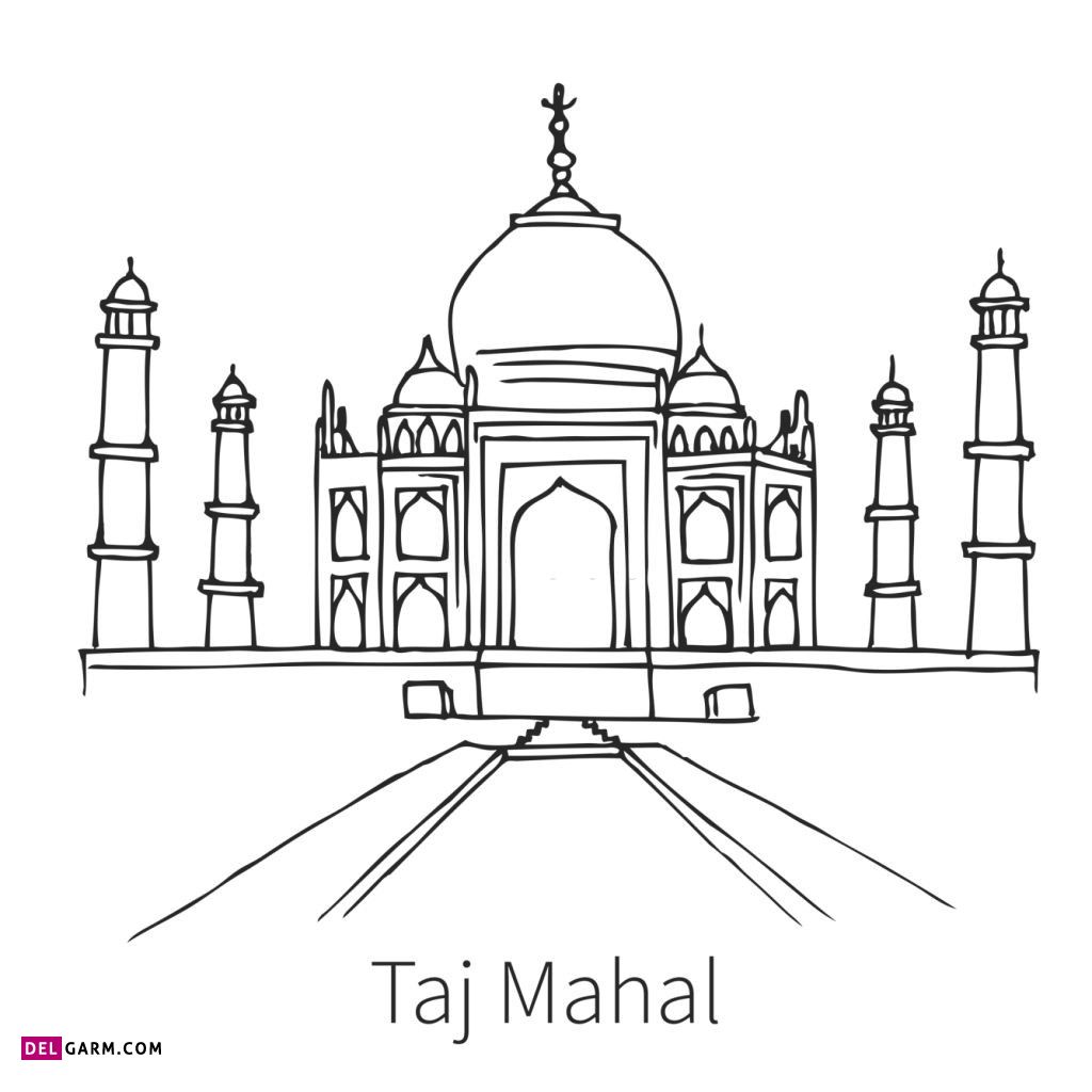 نقاشی مسجد برای کلاس سوم