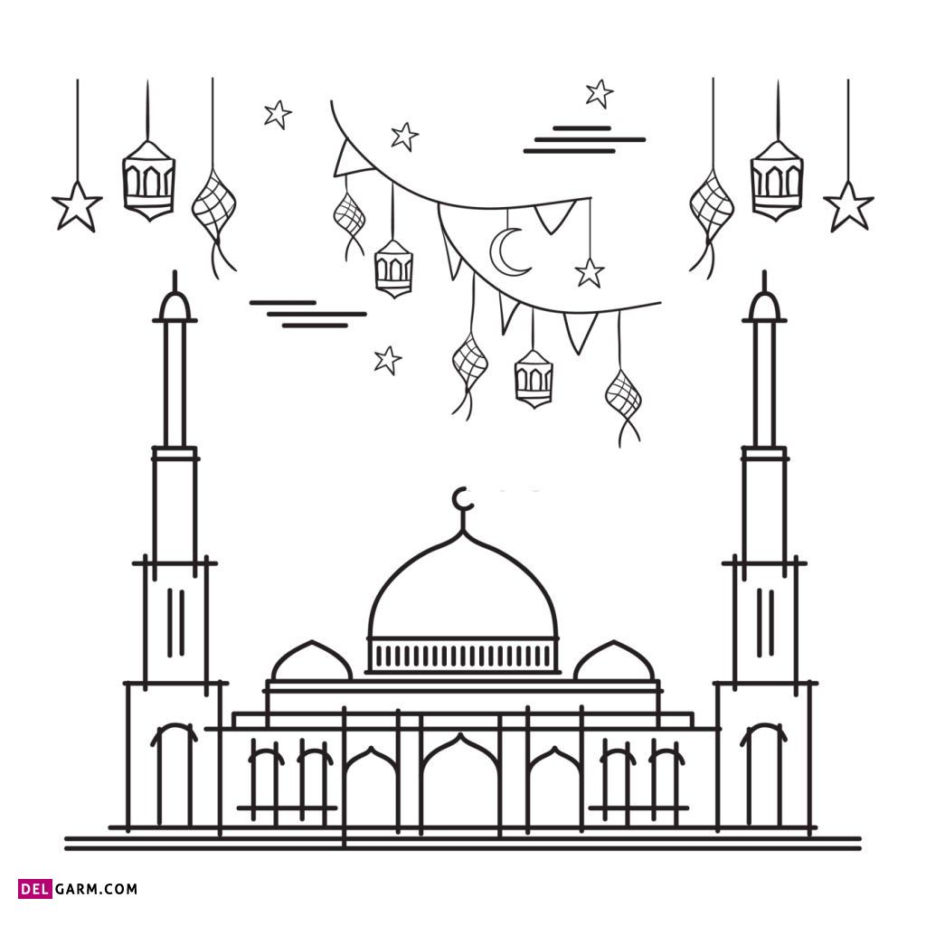 عکس خفن عکس مسجد نقاشی