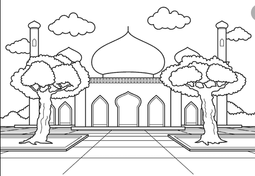 عکس خفن عکس مسجد نقاشی