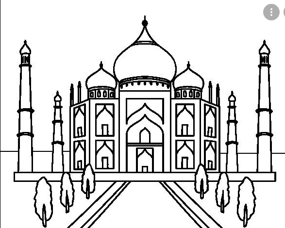 نقاشی مسجد برای کلاس سوم