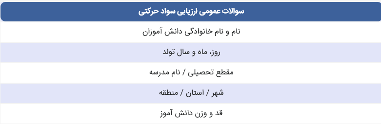 نحوه ثبت نام در سامانه پادا برای سواد حرکتی