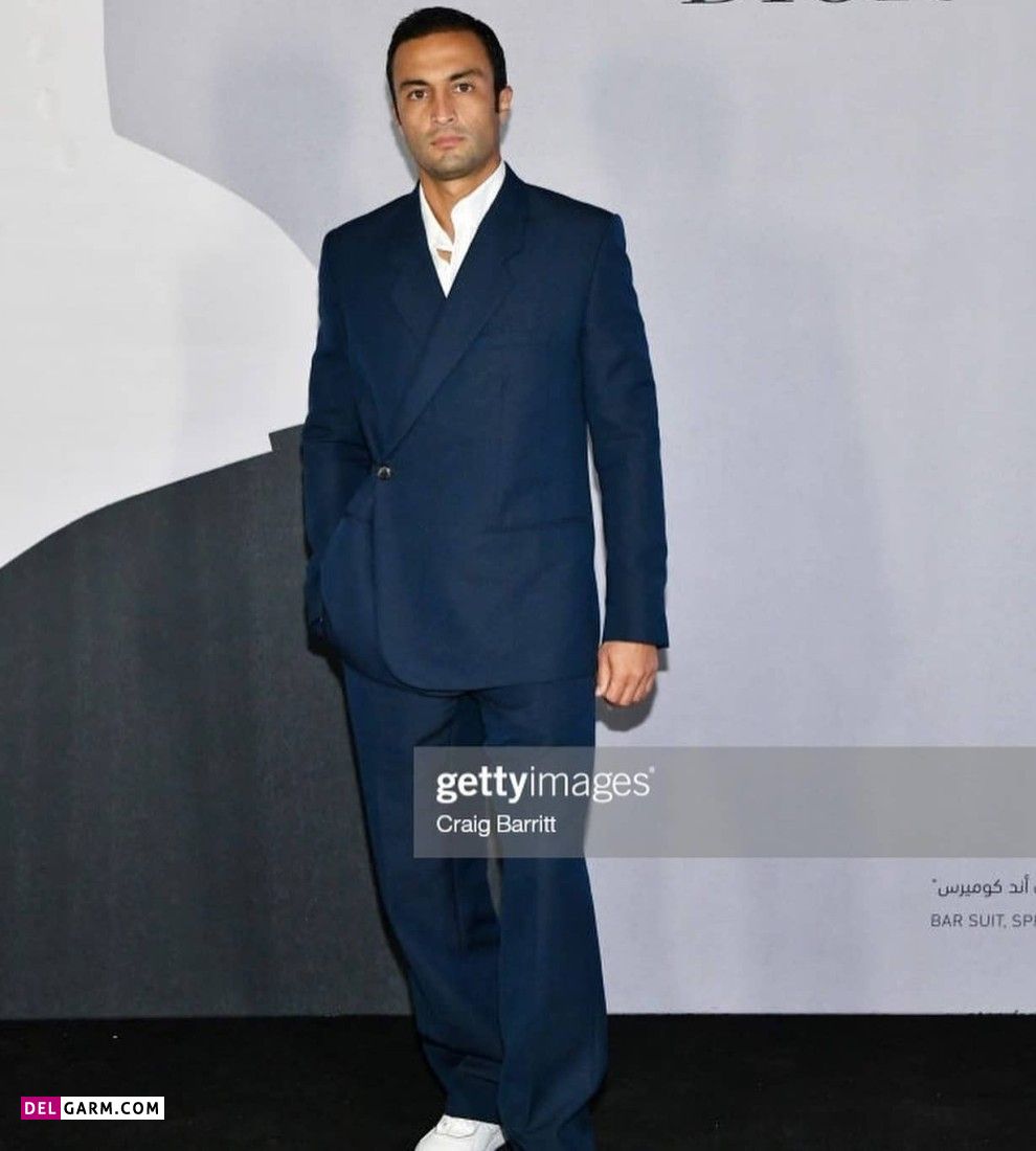  استایل جدید امیر جدیدی در مراسم برند Christian Dior در دوحه قطر / استایل امیر جدیدی