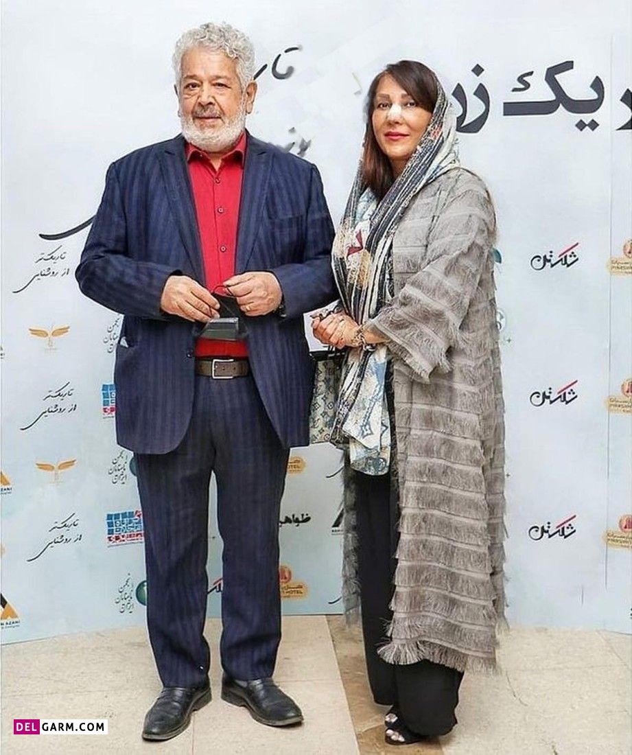 رضا فیاضی و همسرش