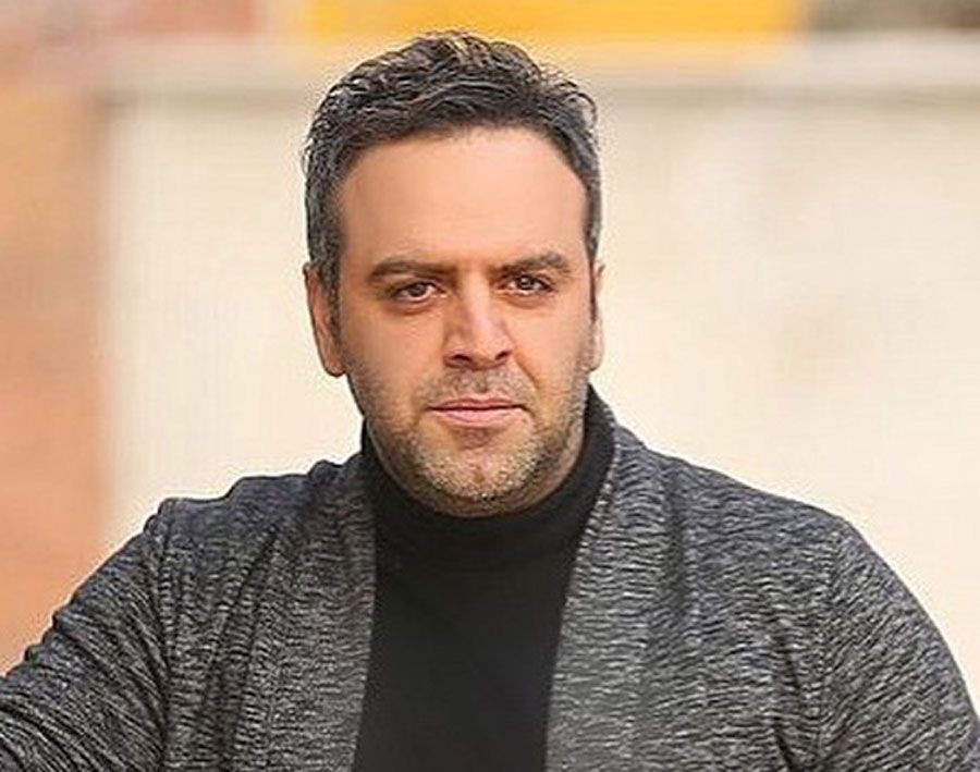 بهرنگ علوی در کنار بازیگر قدیمی فیلم قیصر