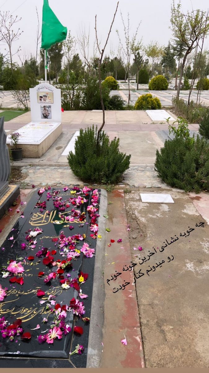 بازیگر گاندو از مزار ابدیش رونمایی کرد !