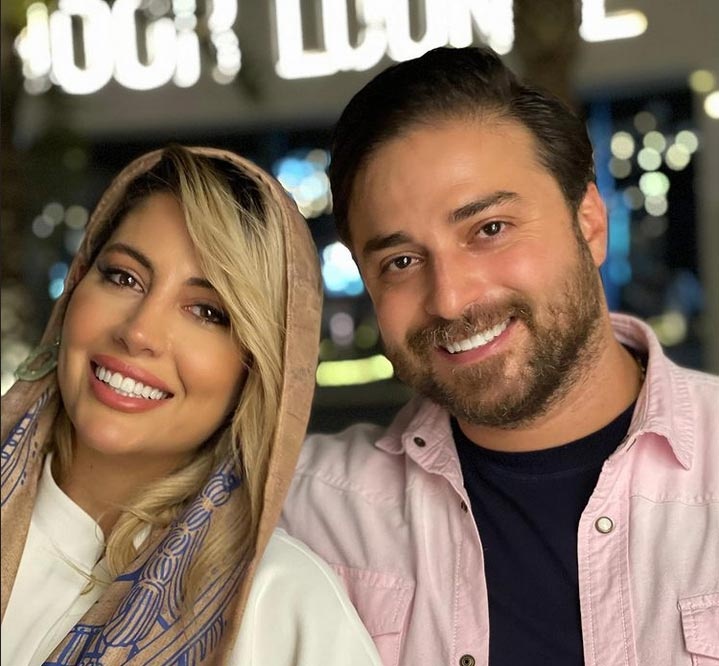 تیپ خیلی عجیب همسر بابک جهانبخش زیر آب / عکاس کیه !؟