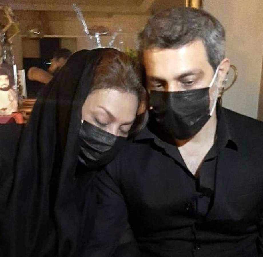 تیپ رپری آرین پسر کوچک نسرین مقانلو کنار مادرش و مزار برادرش