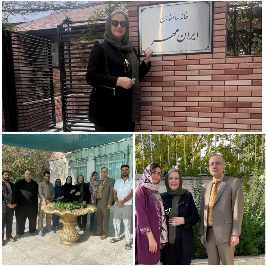مریم امیر جلالی با انتشار عکسی در خانه سالمندان بسیاری از کاربران را مبهوت کرد / ببینید !