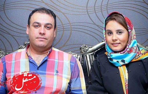داماد هیکلی و قد بلند اکبر عبدی کنار المیرا دختر ریز جثه و بسیار زیبایش !!