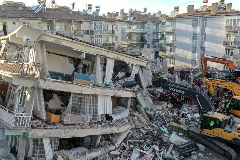زلزله دیشب ترکیه
