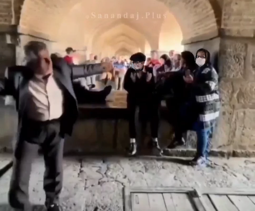 آخرین رقص و آواز زیر پل خواجو قبل از بسته شدن زاینده رود !!