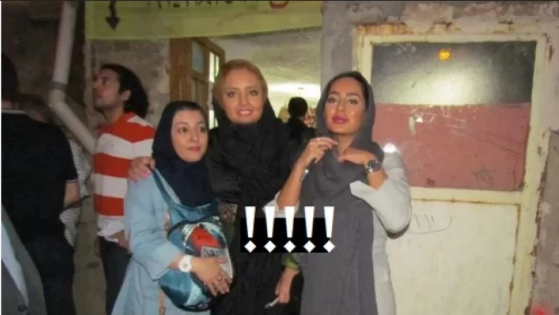 ژست عجیب زیباترین بازیگران زن ایرانی در کثیف ترین توالت عمومی !
