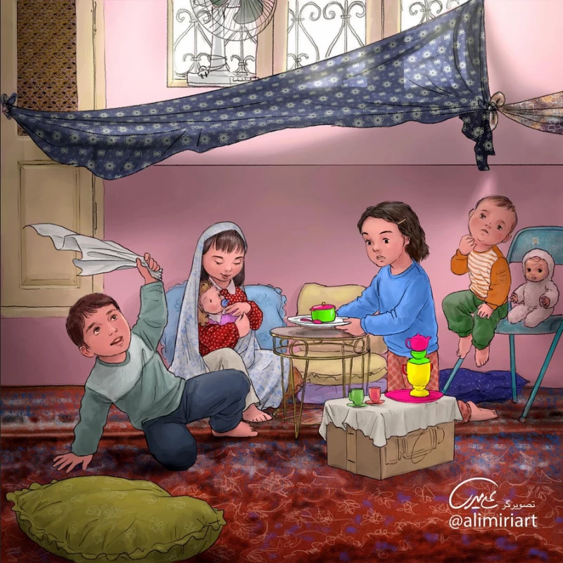 بازی های بچه های دهه (۷۰-۶۰-۵۰) که برای همیشه از یاد رفتند...!