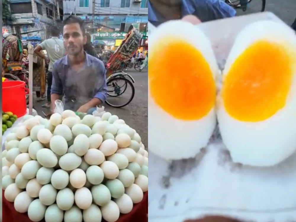 هندی ها اینجوری تخم مرغ پوست میگیرن !!