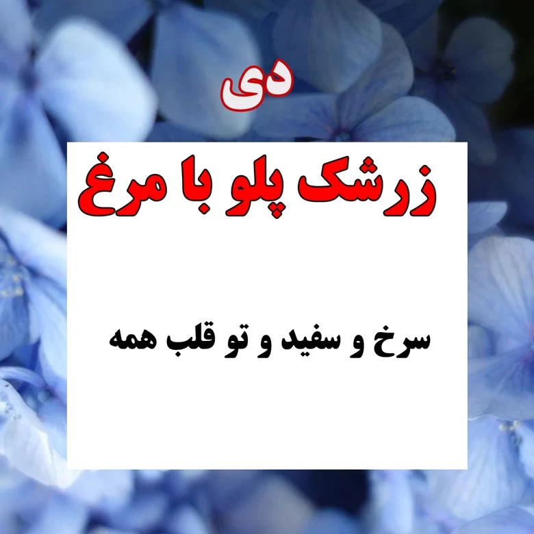 غذای متولدین دی