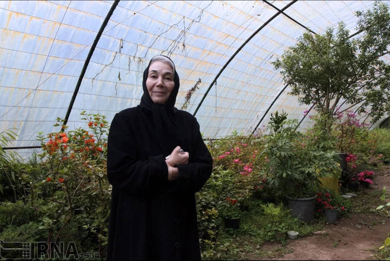 پروانه معصومی لحظاتی قبل از فوتش در خانه جدیدش در گیلان !