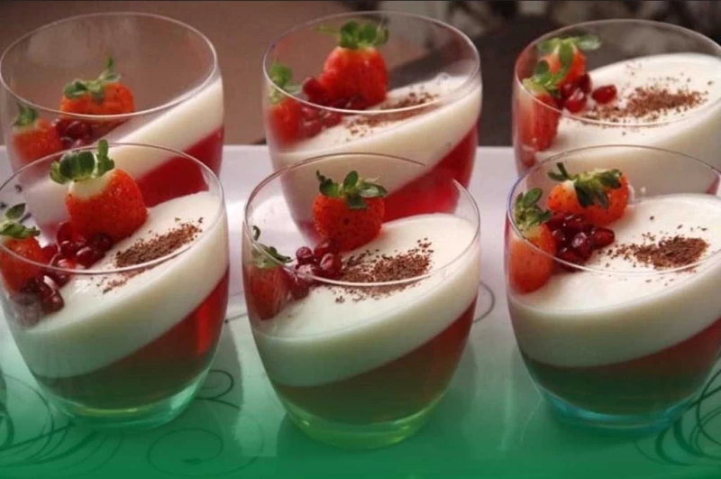 ژله شب یلدا لیوانی