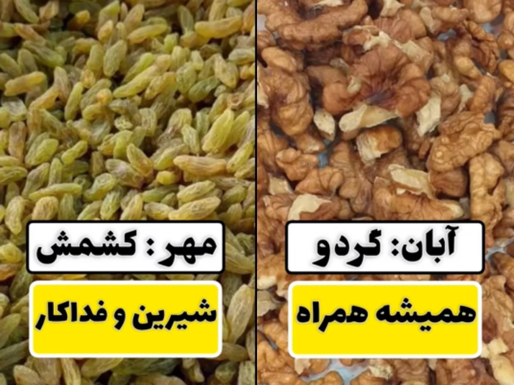 آجیل ماه تولد تو چیه ؟ 