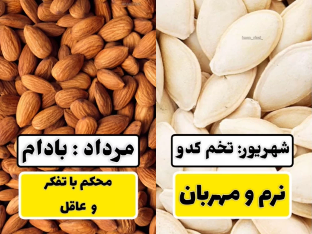 آجیل ماه تولد تو چیه ؟ 