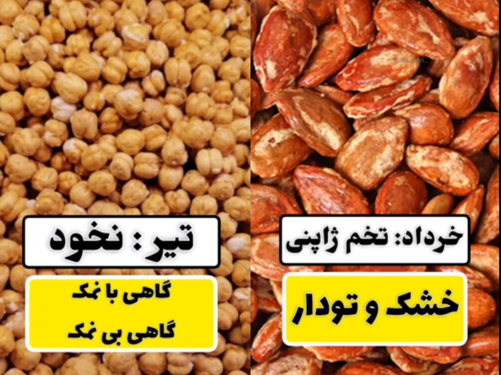 آجیل ماه تولد تو چیه ؟ 