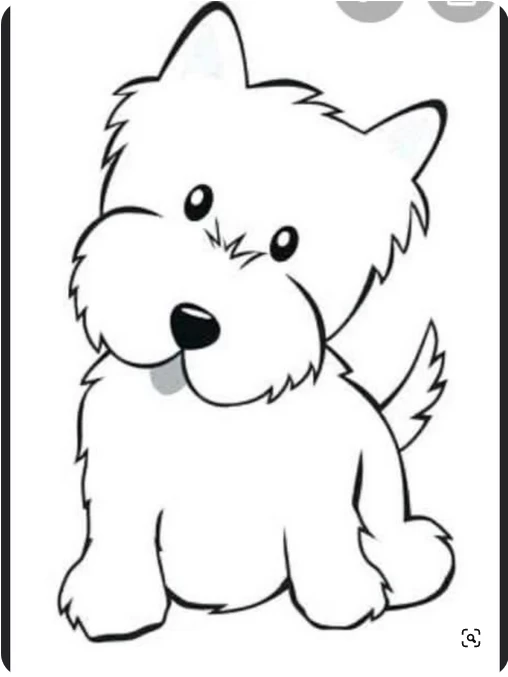 عکس نقاشی سگ واقعی