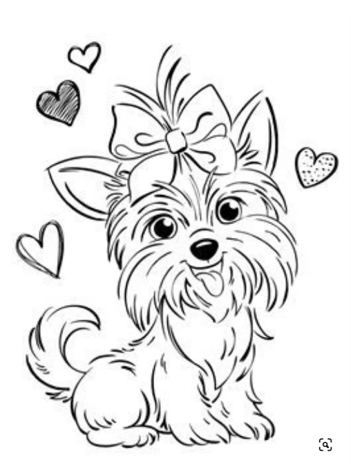 عکس نقاشی سگ واقعی